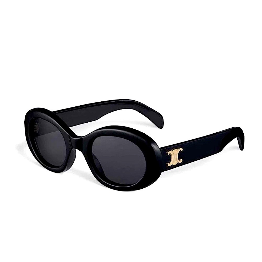 💓AUTHENTIC 💓✨ CELINE TRIOMPHE SUNGLASSES IN ACETATE BLACK✨